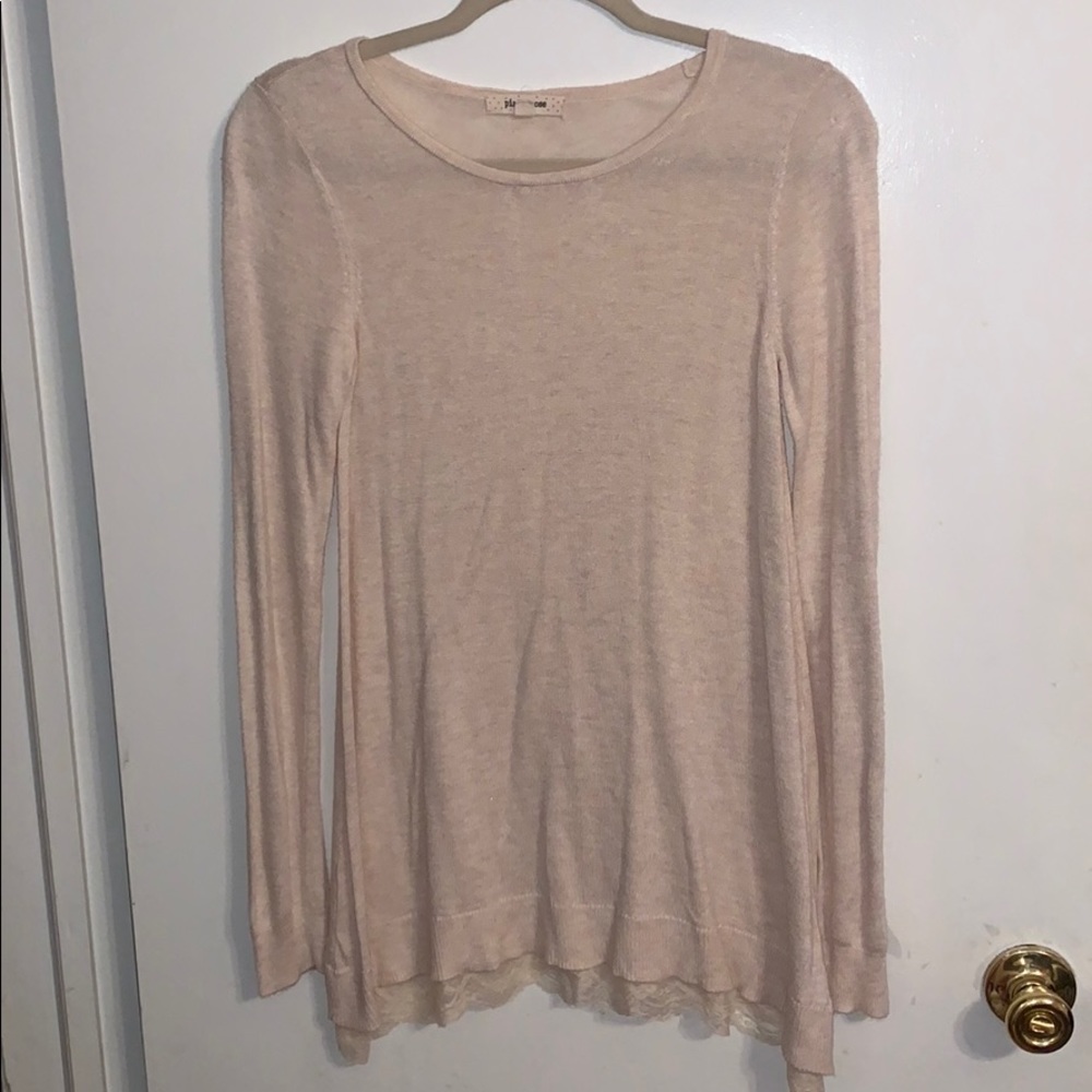 Beige lightweight sweater SMALL